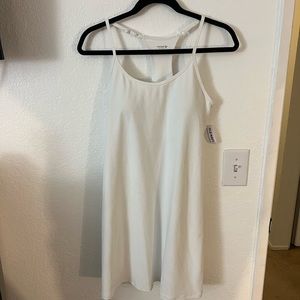 White athletic dress